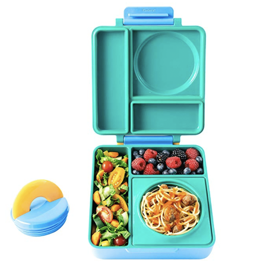 turquoise omiebox bento lunch box