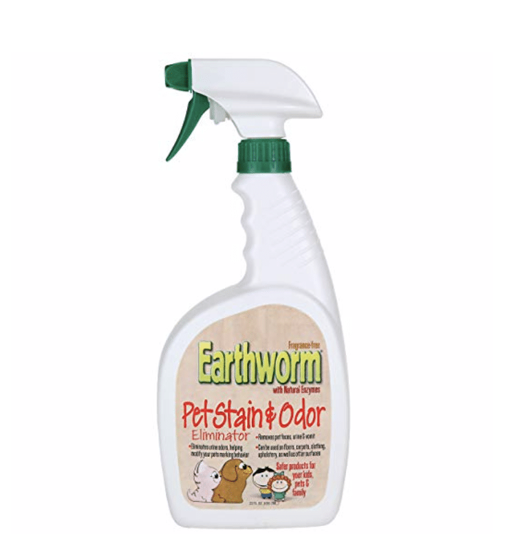 earthworm pet stain and odor remover natural clean product