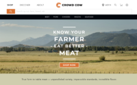 Servicios de entrega de carne orgánica de crowd cow