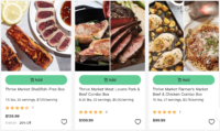 thrive market bio meat delivery services proteinové boxy