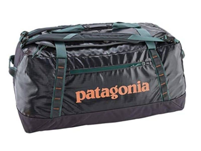 eco friendly gifts for men Patagonia duffel backpack bag