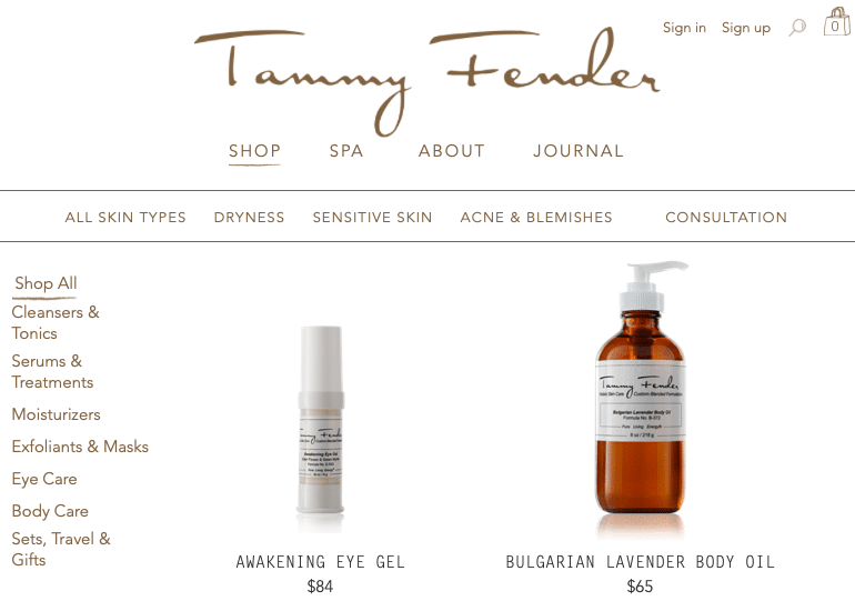 Tammy Fender non toxic beauty products