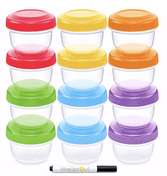 wee sprout baby food storage containers