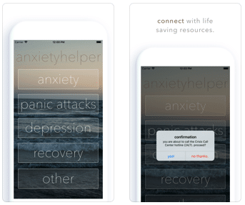 anxiety helper self care app