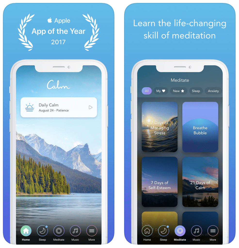 calm self care app