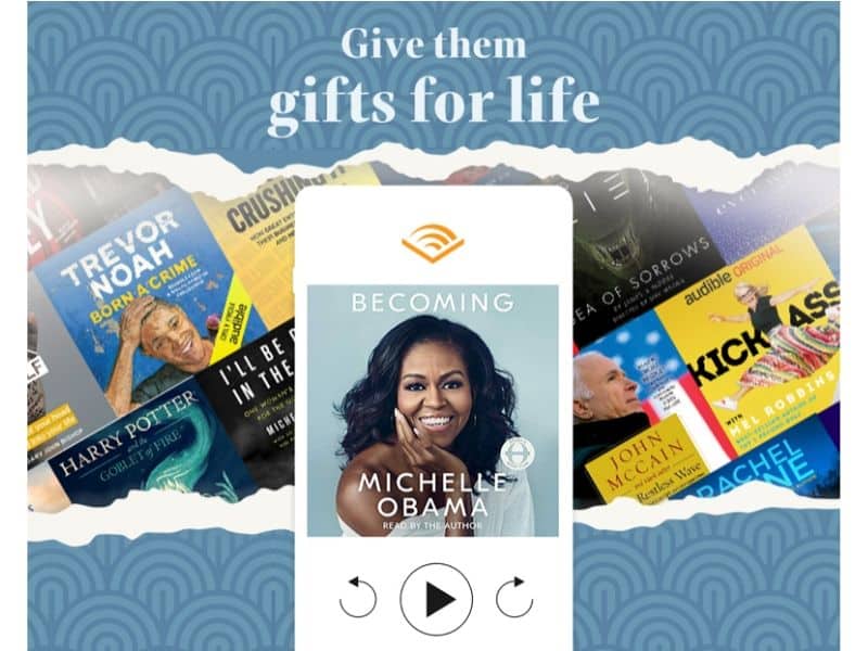 eco friendly gift ideas for anyone audible subscription