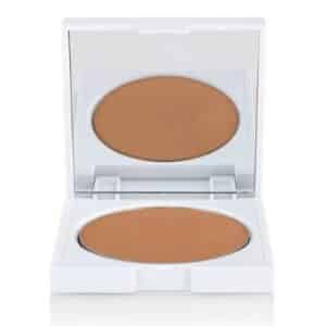 clove and hallow bronzer makeup pan in white refillable compact on bigger better days shop my picks page